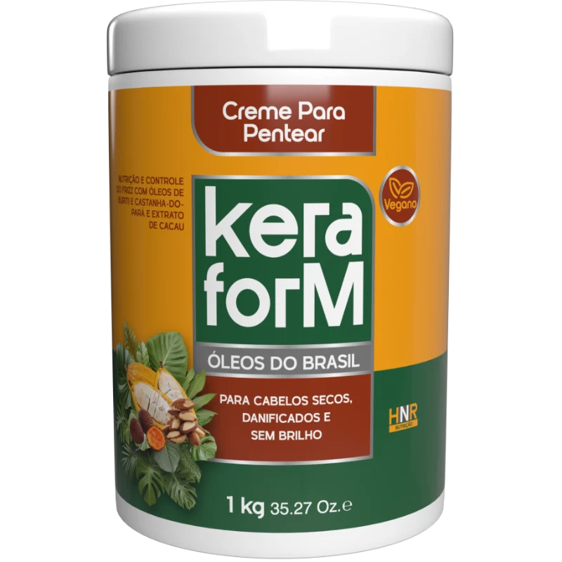 Keraform Crema Para Peinar Óleos de Brasil 1 kg